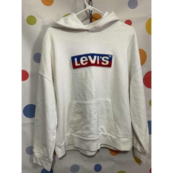 Levi’s Men’s Unisex Sweatshirt Size Medium White - Picture 11 of 13